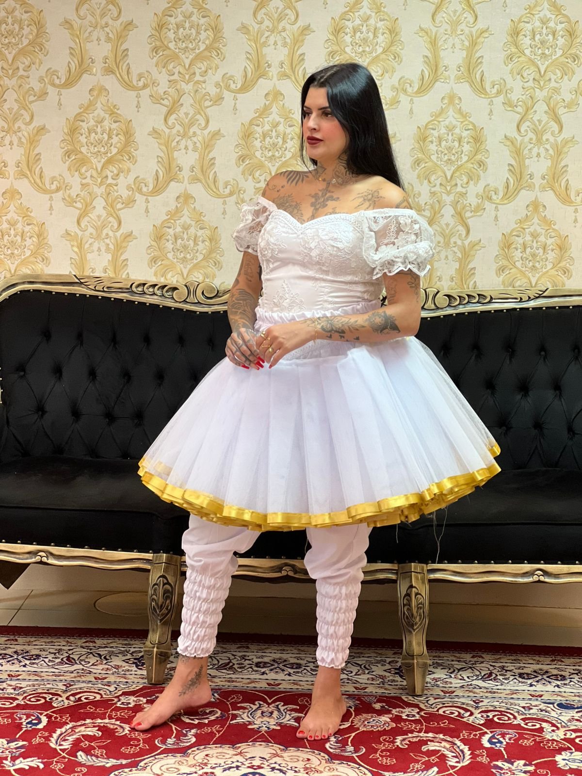 Armação Bailarina Branco/Dou 033