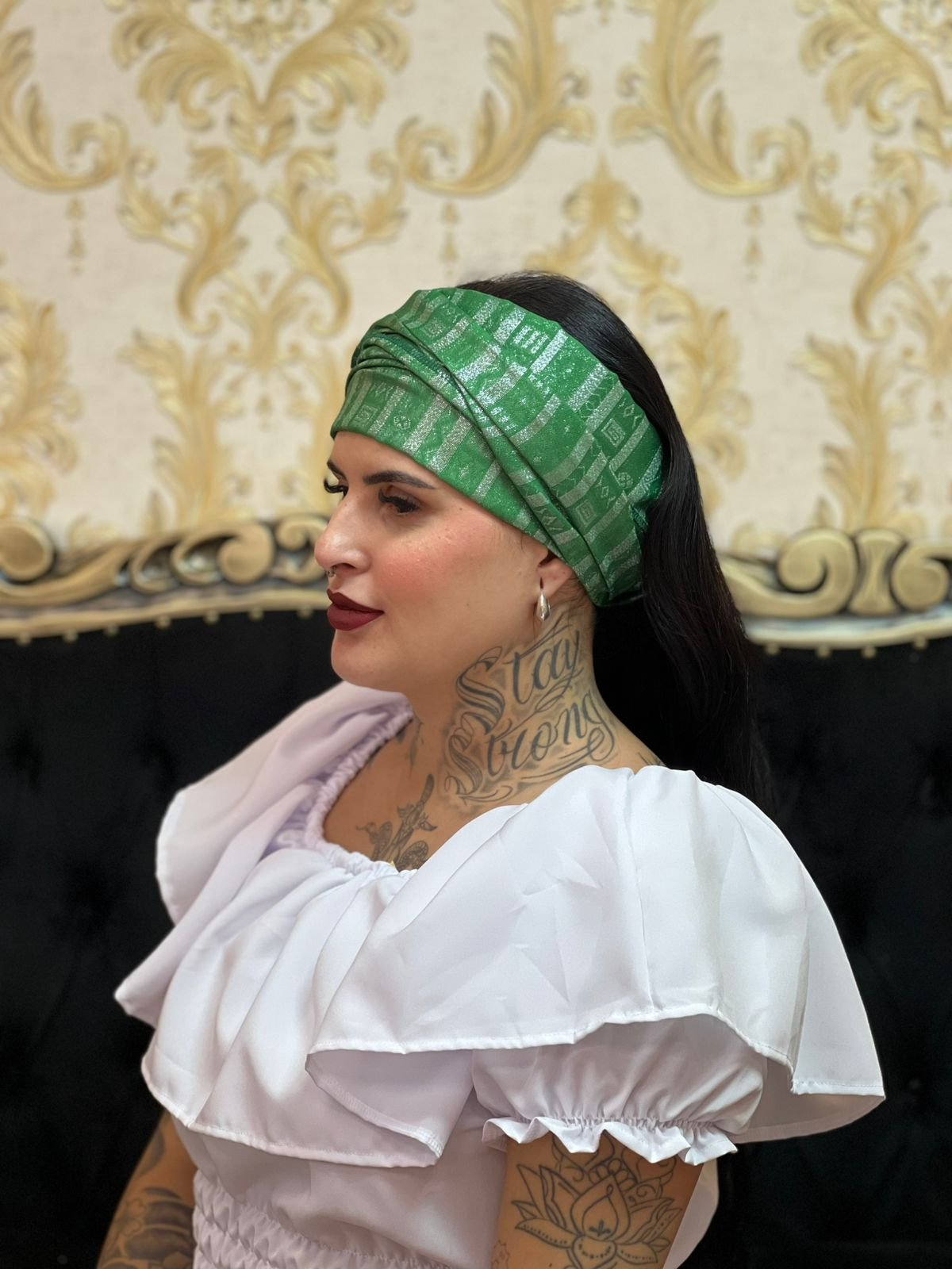 Faixa Verde/Prata 6112