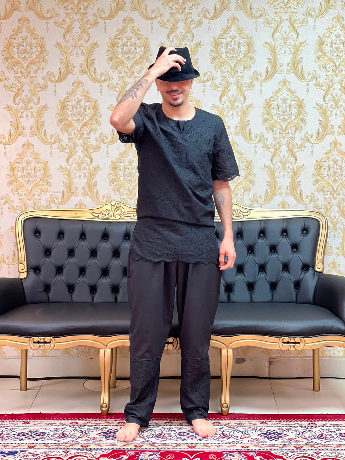 Calça Broderi Preto 214