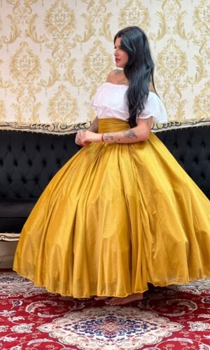 Saia Aurora Longa Dourada 366