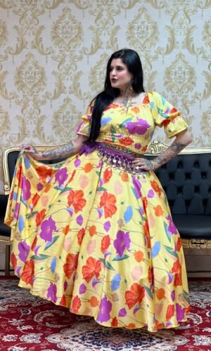 Blusa Laço Floral Amarelo 323