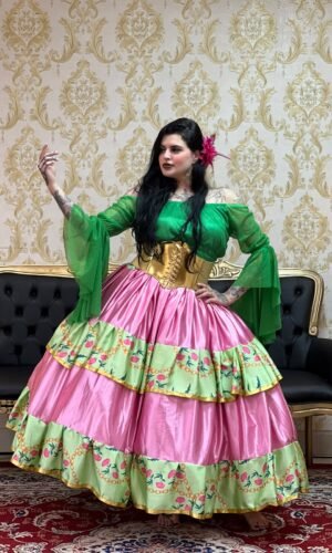 Blusa Cascata Brilho Verde 622