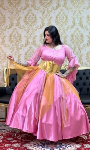 Blusa Cascata Brilho Rosa 702