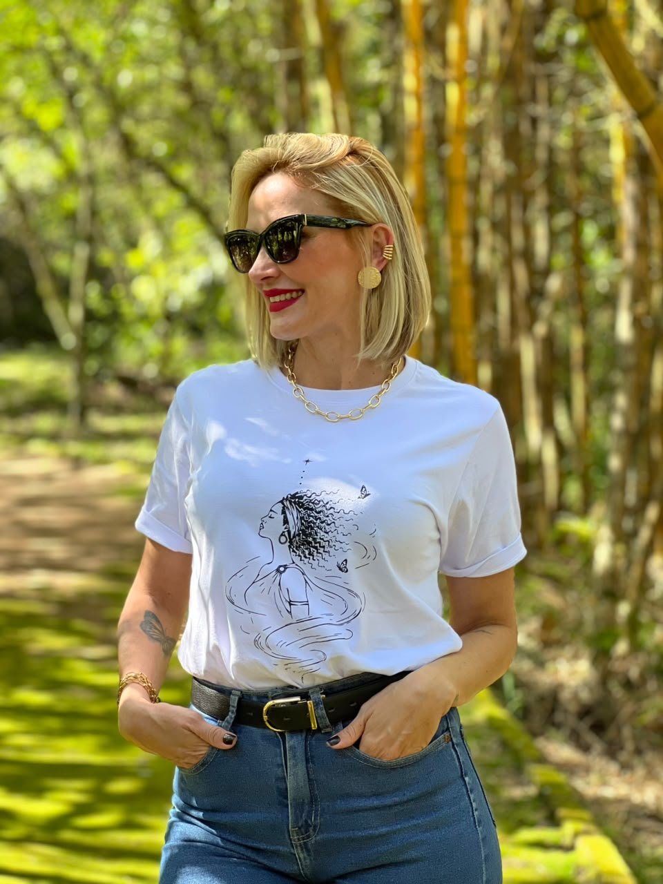 Camiseta Iansã Branca 017