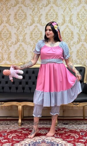 Conjunto Merengue Rosa/Azul 777