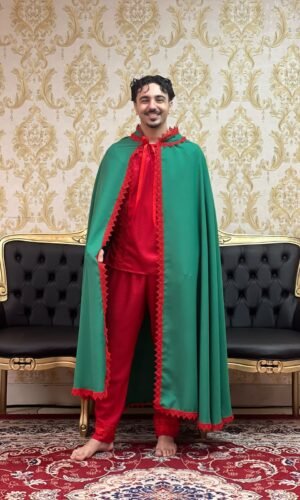 Capa Oxfor Verde/Vermelho 668