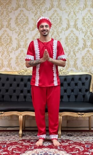 Conjunto Entremeio Vermelho/Branco 179
